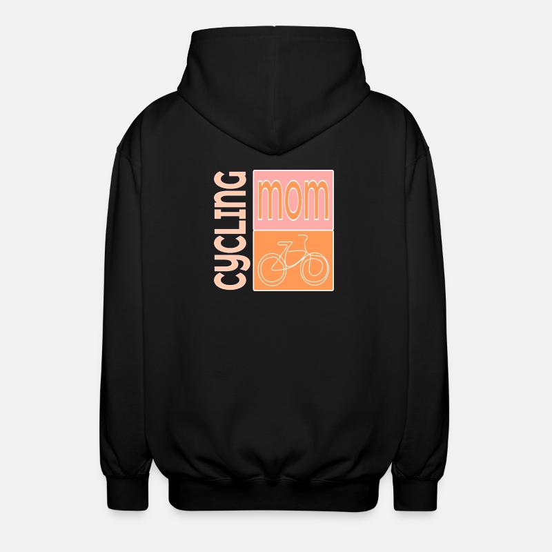 CYCLISME MAMAN VÉLO ART - Veste à capuche unisexe - noir
