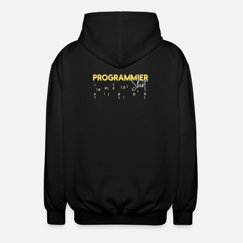 Developer Statement Coden Skripting Webentwickler - Unisex Kapuzenjacke - Schwarz