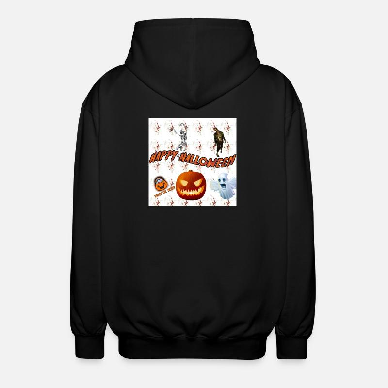 Frohes Halloween Version 3 - Unisex Kapuzenjacke - Schwarz