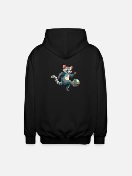 tlacuache - Unisex Kapuzenjacke - Schwarz