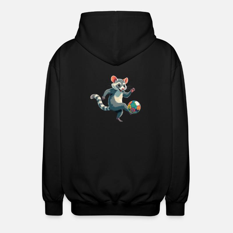 tlacuache - Unisex Kapuzenjacke - Schwarz