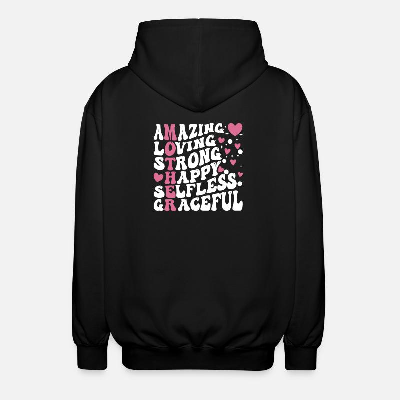 Die beste Mutter aller Zeiten - Unisex Kapuzenjacke - Schwarz