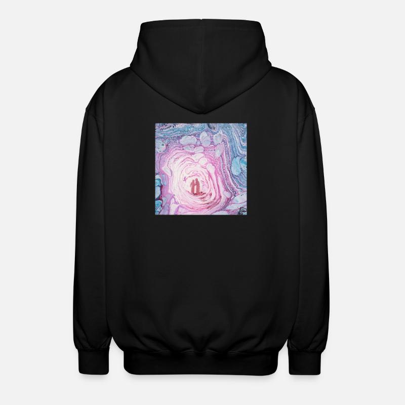 Mystischer Ort - Unisex Kapuzenjacke - Schwarz