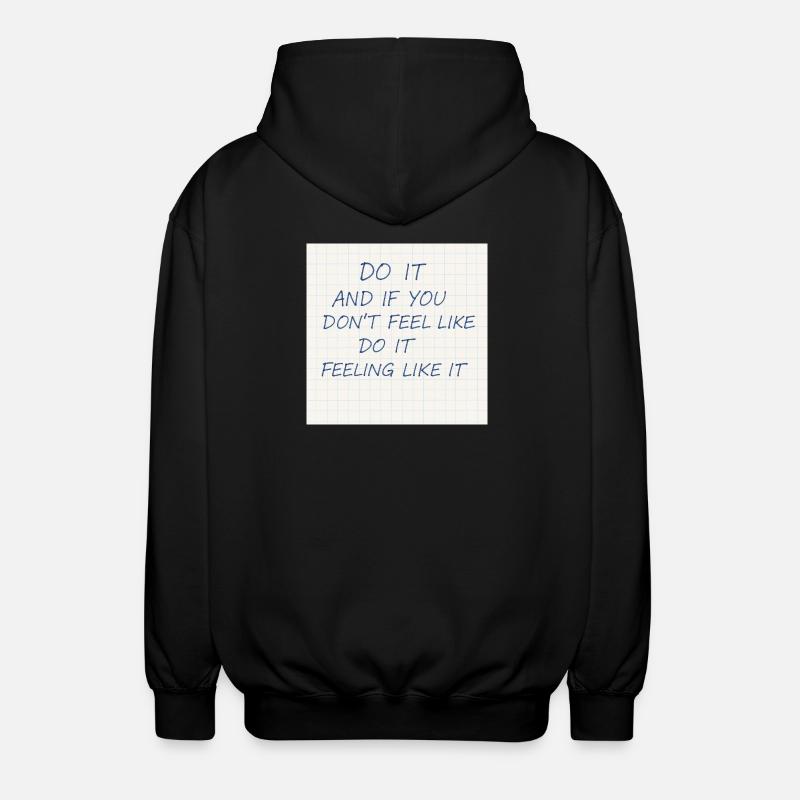 13Faites-le - Veste à capuche unisexe - noir