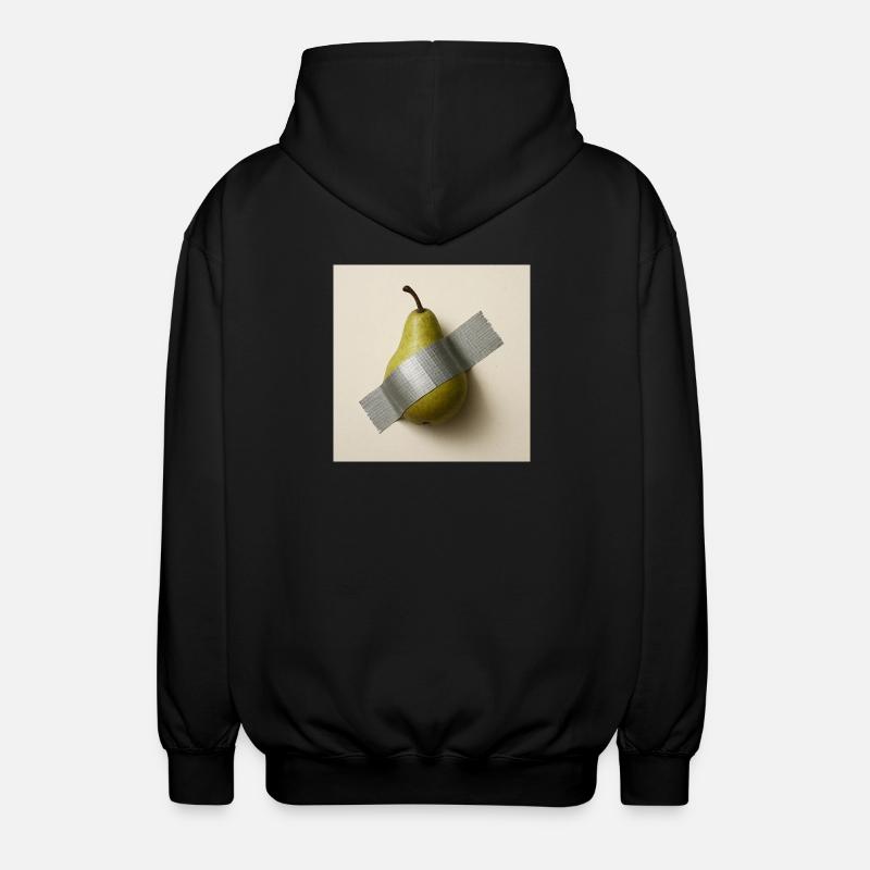 Abstrakte Birne Metaphorisches Kunstwerk - Unisex Kapuzenjacke - Schwarz