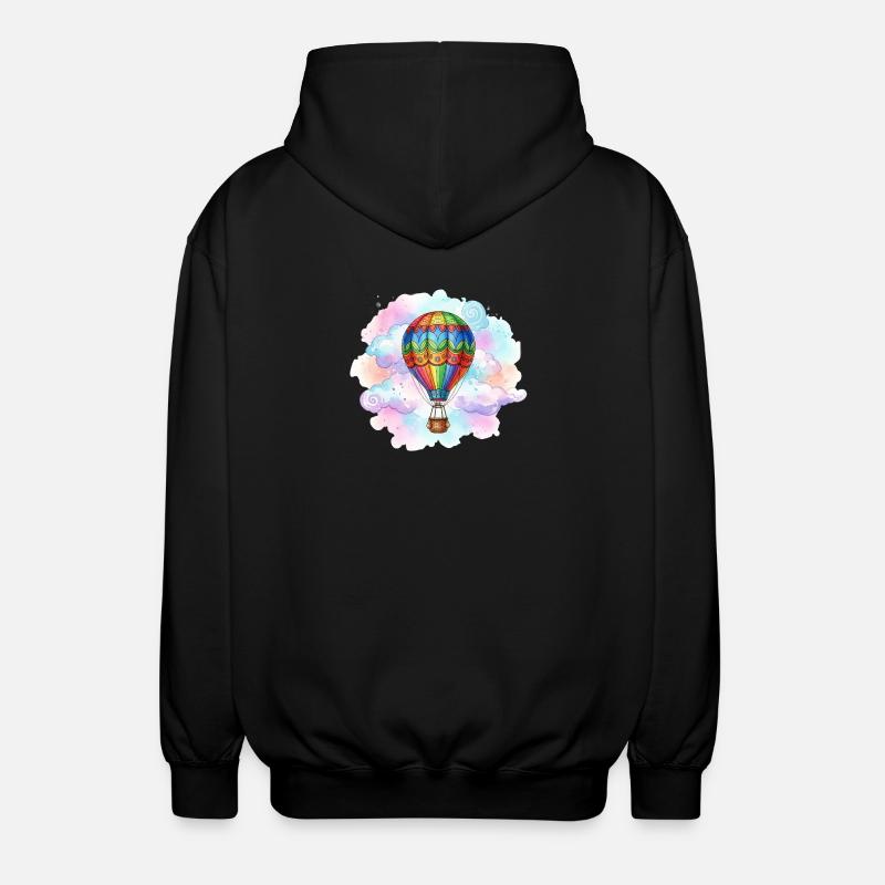 Ballon - Unisex Kapuzenjacke - Schwarz
