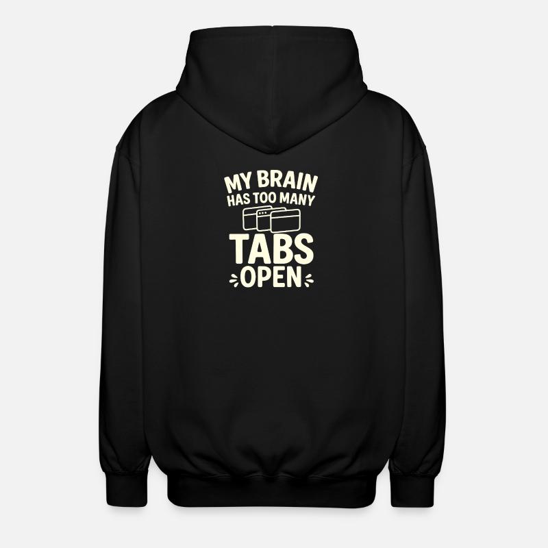 Tab-Overload - Unisex Kapuzenjacke - Schwarz
