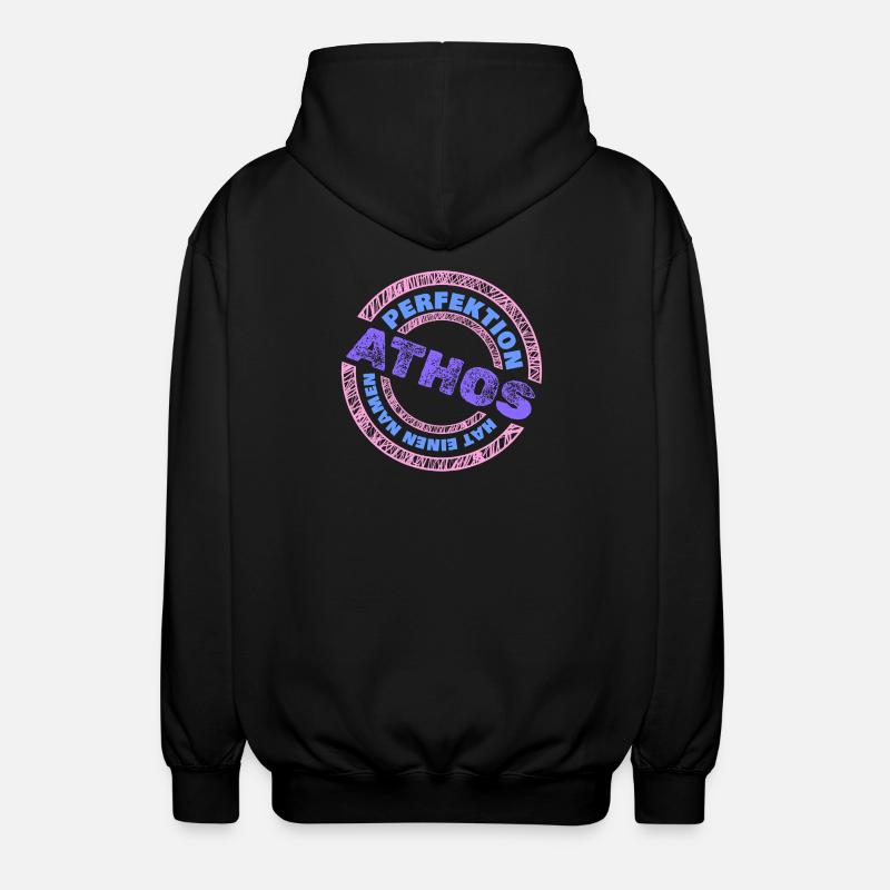 Gift for Athos - Unisex Hooded Jacket - black