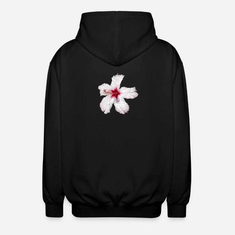 Fleur - Veste à capuche unisexe - noir