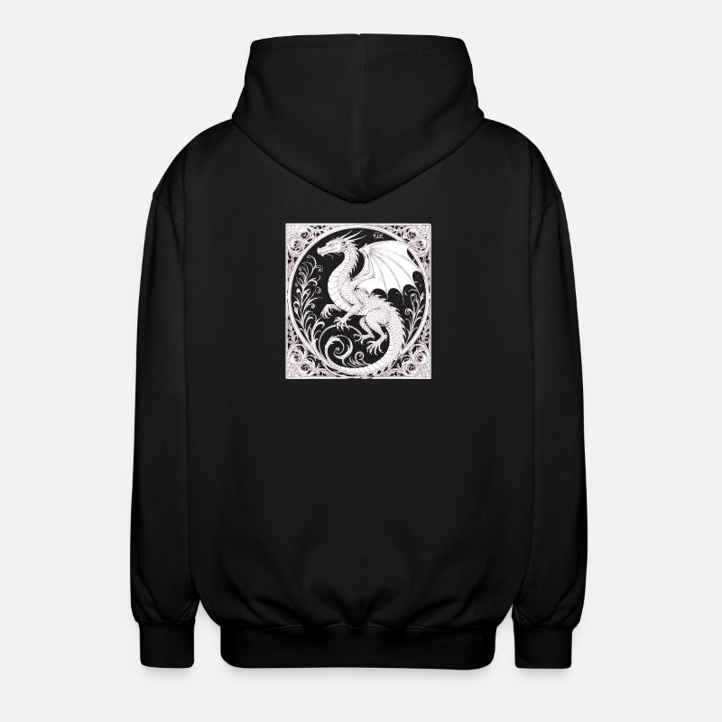 La magie de Dachen - Veste à capuche unisexe - noir