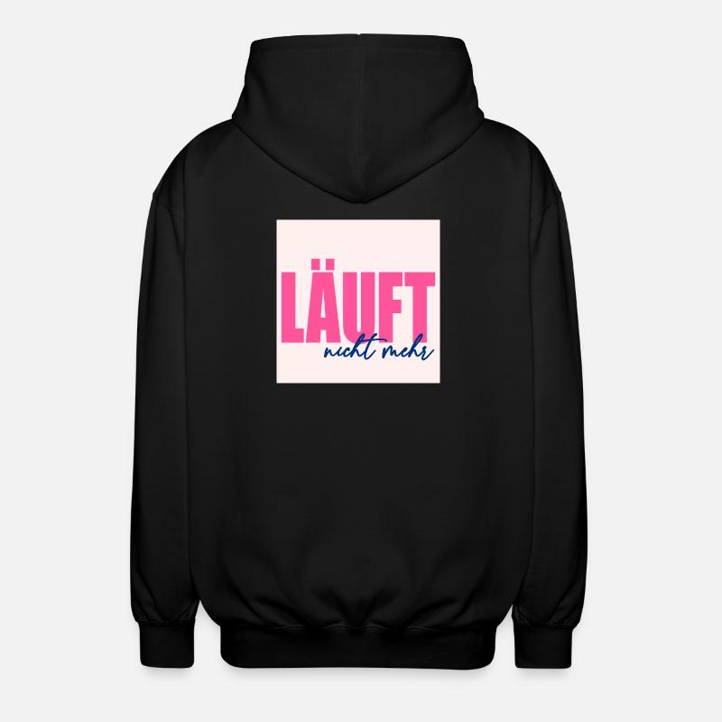 DOESN'T RUN ANYMORE - Unisex Hooded Jacket - black