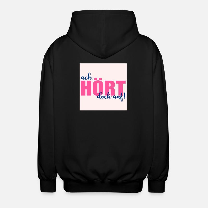 ARRÊTEZ DE DIRE - Veste à capuche unisexe - noir