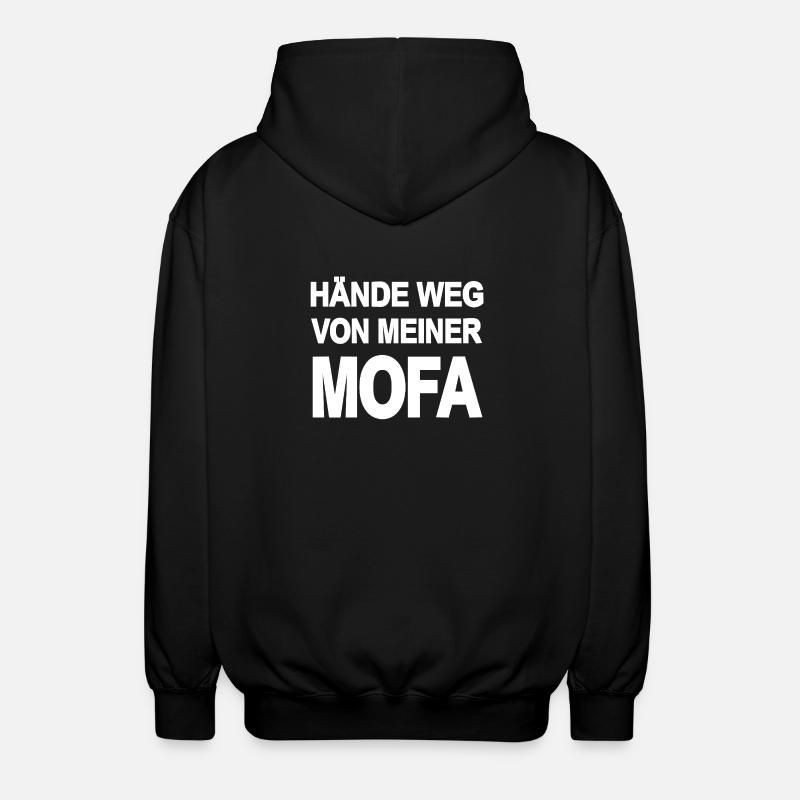 Mobylette - Veste à capuche unisexe - noir