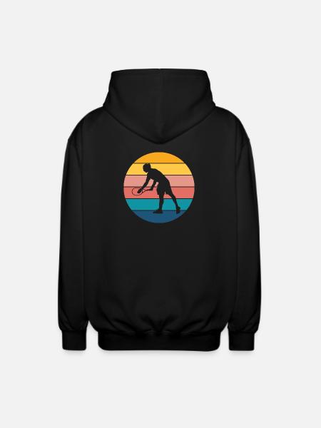 Tennis - Unisex Hooded Jacket - black