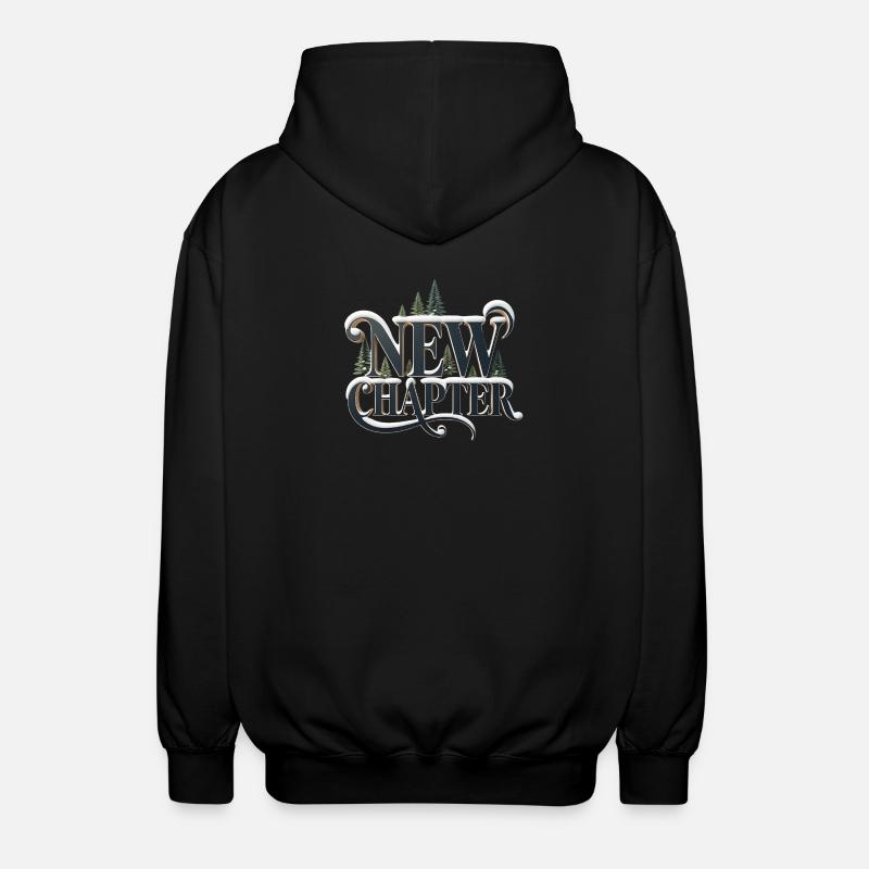 Nouveau chapitre : Forêt d’Hiver - Veste à capuche unisexe - noir