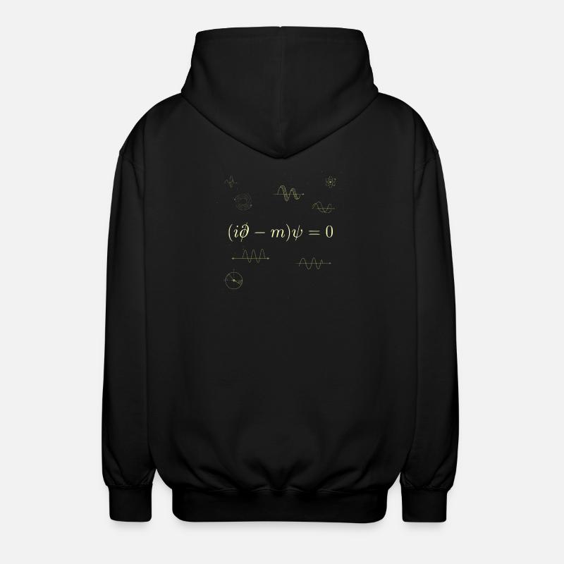 Quantengleichung - Unisex Kapuzenjacke - Schwarz