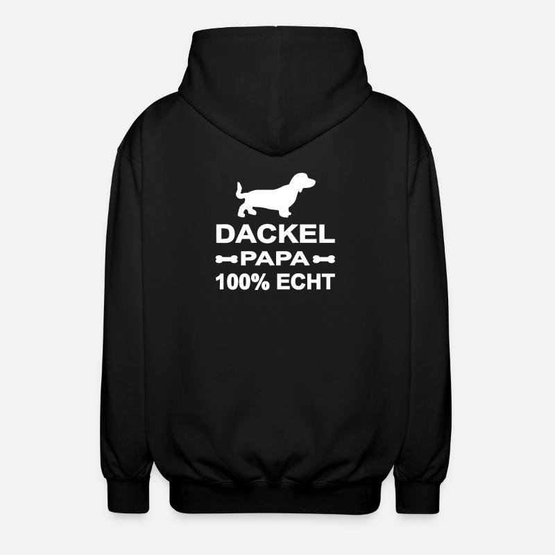 Teckel - Veste à capuche unisexe - noir