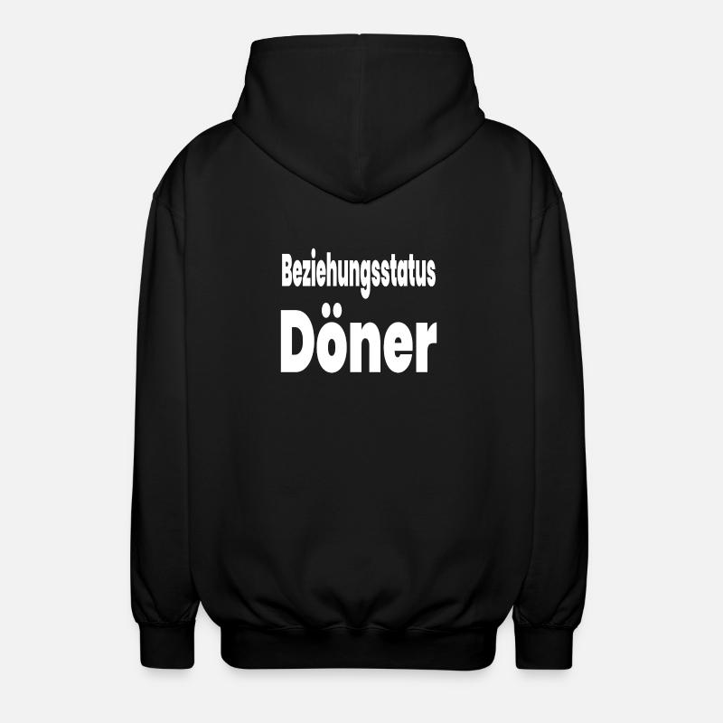 Döner - Unisex Kapuzenjacke - Schwarz