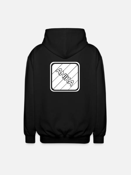 Anika as a first name - Unisex Hooded Jacket - black