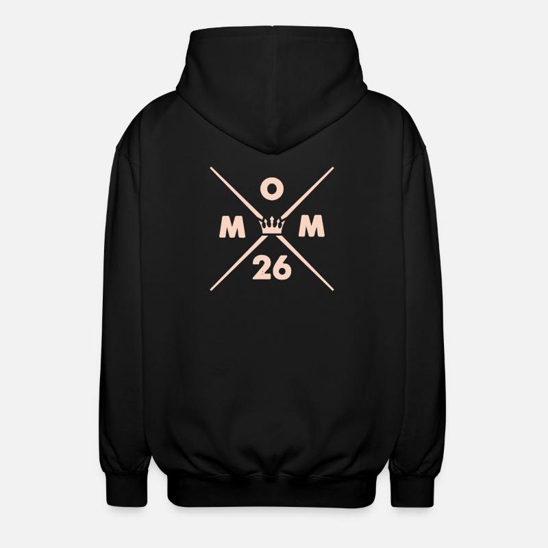 Maman 26 ans - Veste à capuche unisexe - noir