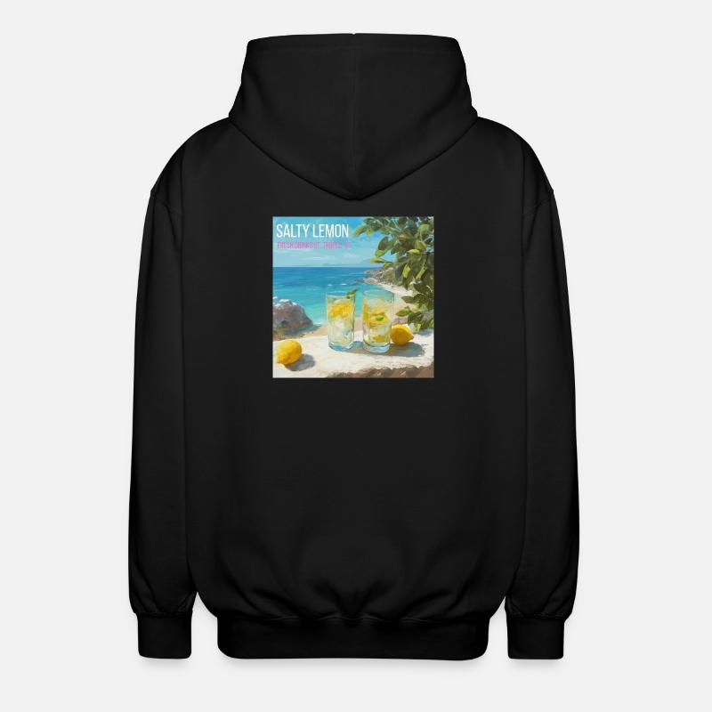 Magic Salt Lemon Beach 87 - Veste à capuche unisexe - noir