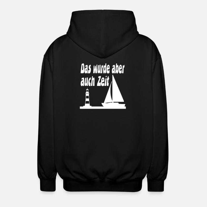 Voile - Veste à capuche unisexe - noir