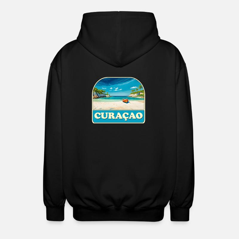 Curaçao - Veste à capuche unisexe - noir