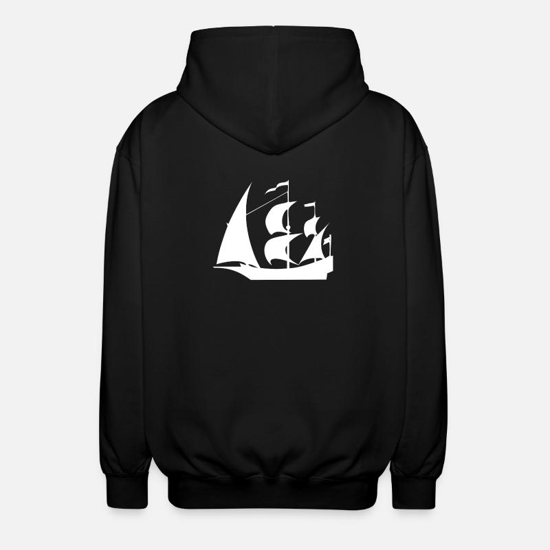 Voile - Veste à capuche unisexe - noir