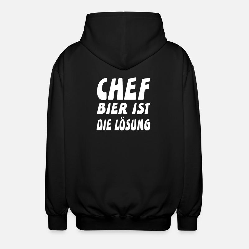 Chef - Unisex Kapuzenjacke - Schwarz