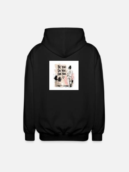 C44E0514-D160-4EC5-B75F-FFC0E88E6842 - Unisex Hooded Jacket - black