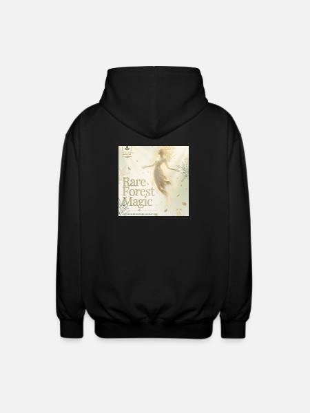 Rare Forest Magic - Unisex Hooded Jacket - black