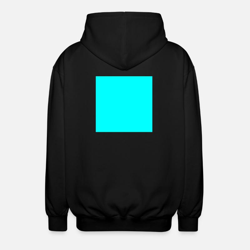 turquoise background texture template personalize - Unisex Hooded Jacket - black