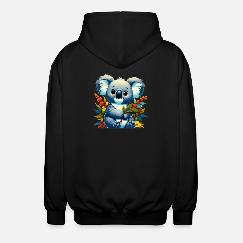 Koala - Veste à capuche unisexe - noir