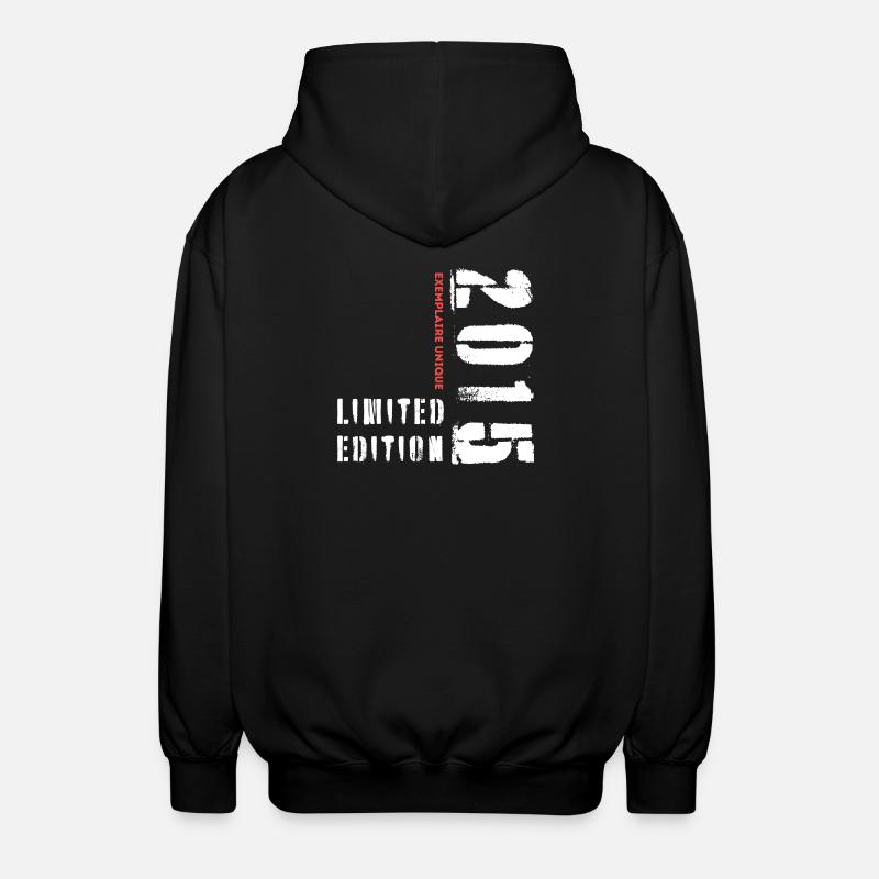 Limited Edition 2015 – Exemplaire Unique - Veste à capuche unisexe - noir