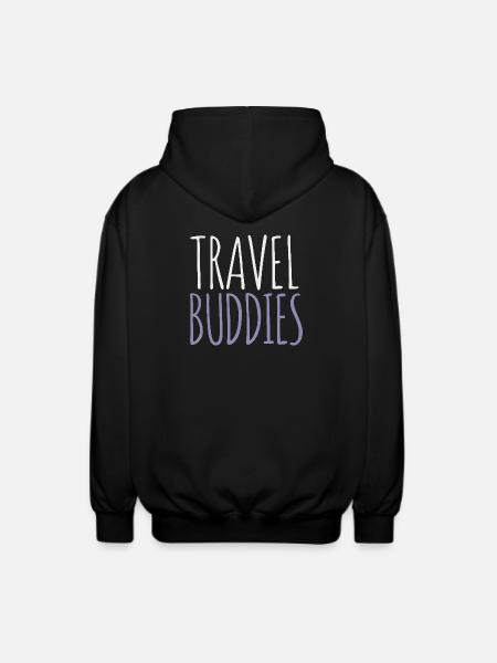 Reisefreunde - Unisex Kapuzenjacke - Schwarz