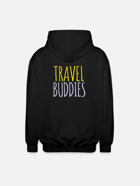 Reisefreunde - Unisex Kapuzenjacke - Schwarz