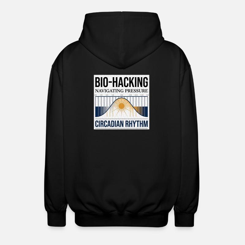 Bio Hacking - Veste à capuche unisexe - noir