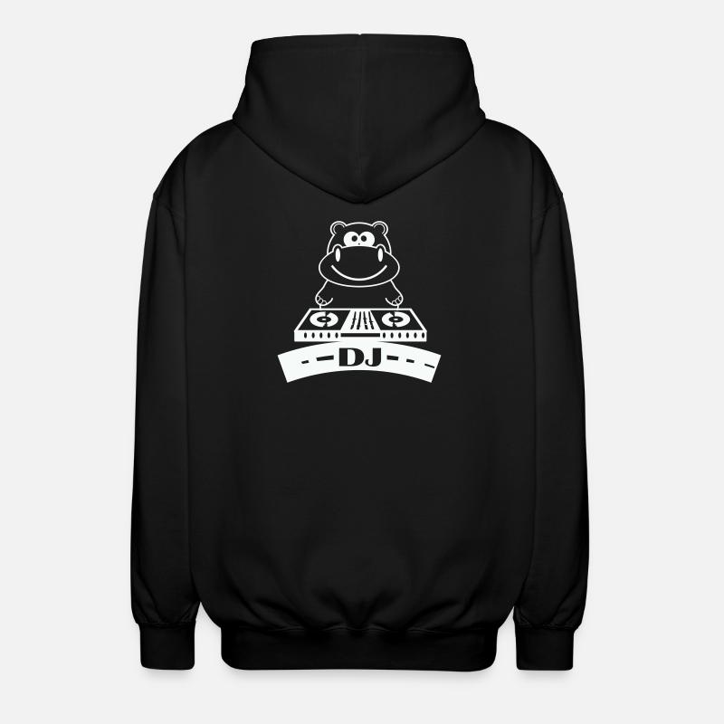 hippo_dj- - Veste à capuche unisexe - noir