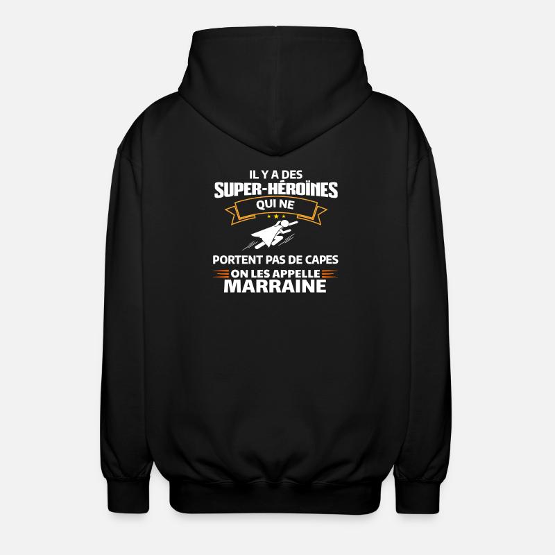 Super-Héroïnes Invisibles Empowerment Tee - Veste à capuche unisexe - noir