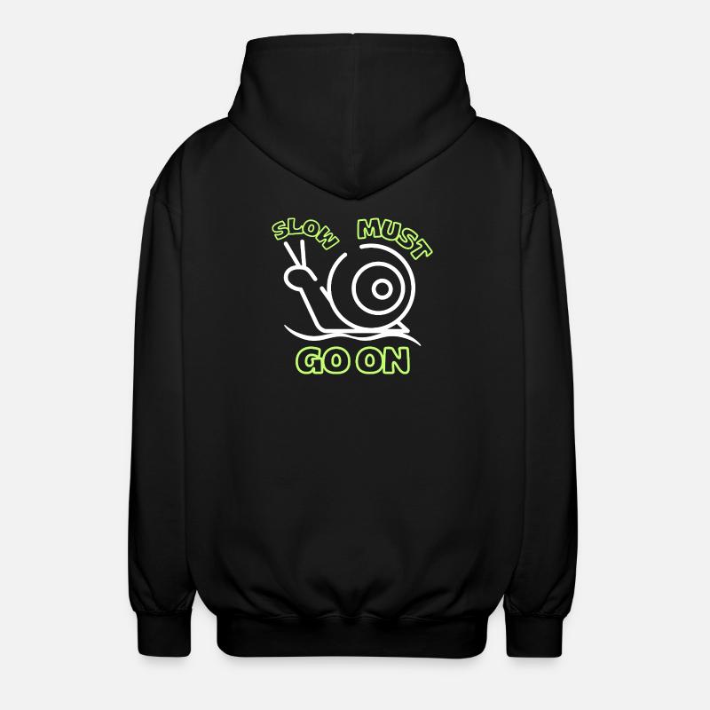 Slow must go on - Veste à capuche unisexe - noir