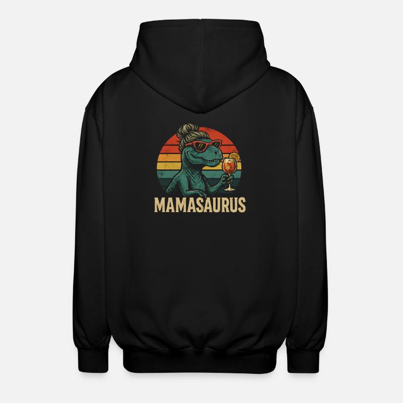 Morsom mamma-mamma ... - Unisex-hettejakke - svart
