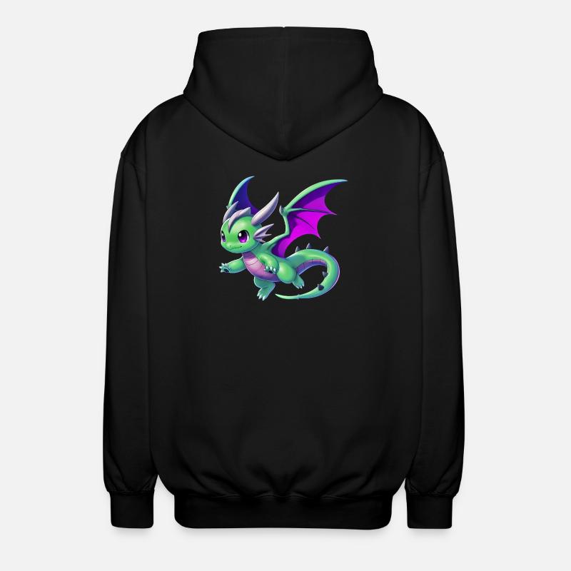 Dragon - Veste à capuche unisexe - noir