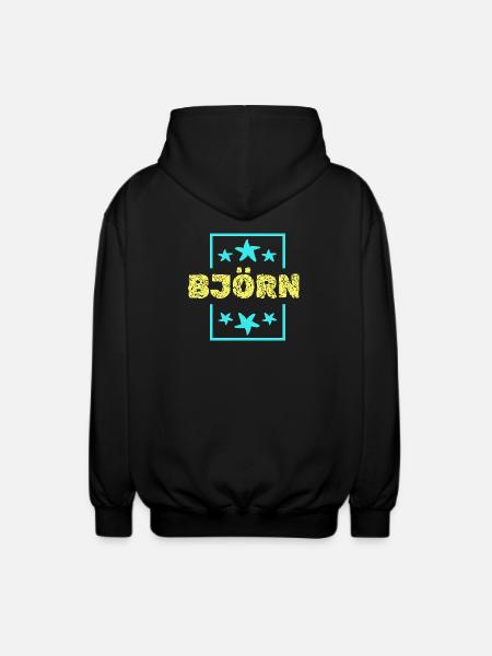 Bjoern comme anniversaire - Veste à capuche unisexe - noir