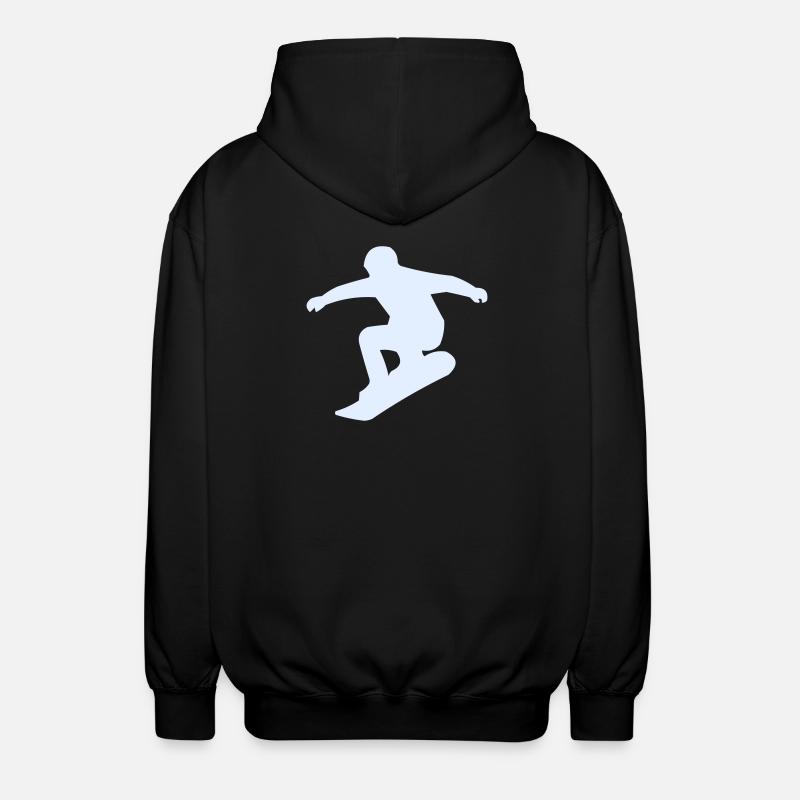 Snowboarders - Unisex Hooded Jacket - black