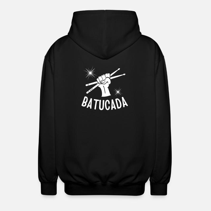 batucada, brésil, samba, rio - Veste à capuche unisexe - noir