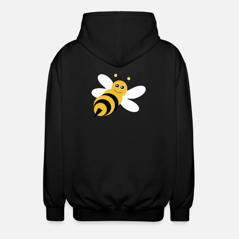 Bee Bee Beekeeper Gift Christmas - Unisex Hooded Jacket - black