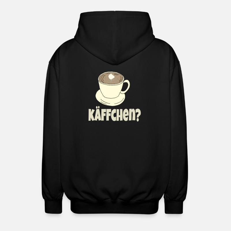 kaffeetasse kaeffchen - Unisex Kapuzenjacke - Schwarz