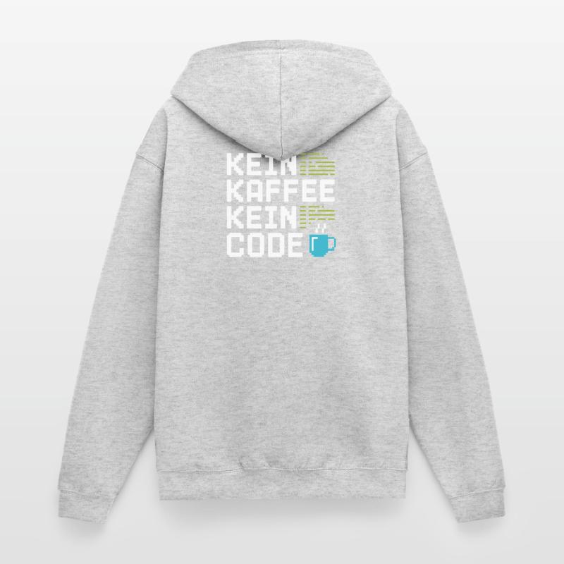 No Coffee No Code Programmer Computer Scientist Unisex Hooded Jacket