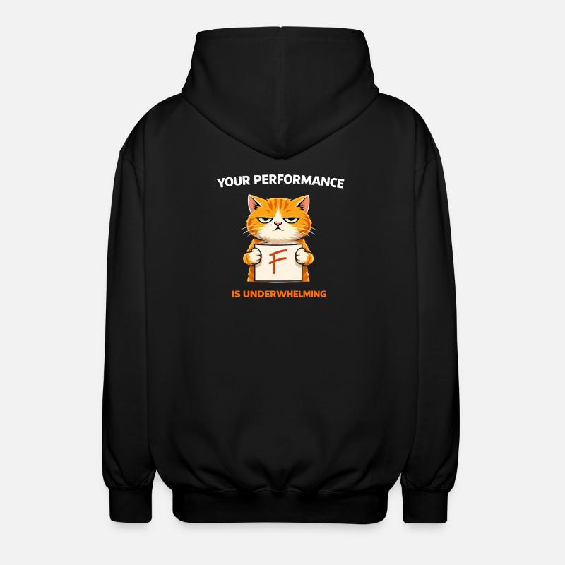 Performance décevante de Cat - Veste à capuche unisexe - noir