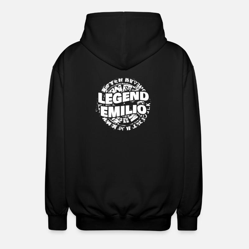 Emilio - Veste à capuche unisexe - noir